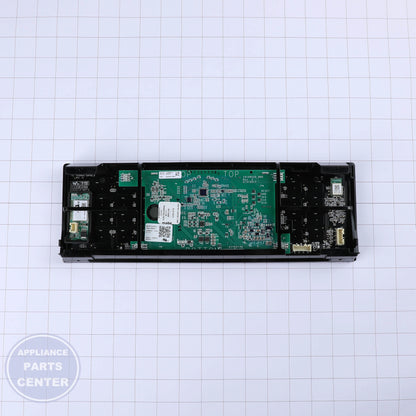 GEH GLASS AND TOUCH BOARD ASM WB56X28189 - Installation in GEH model showcasing key mounting points