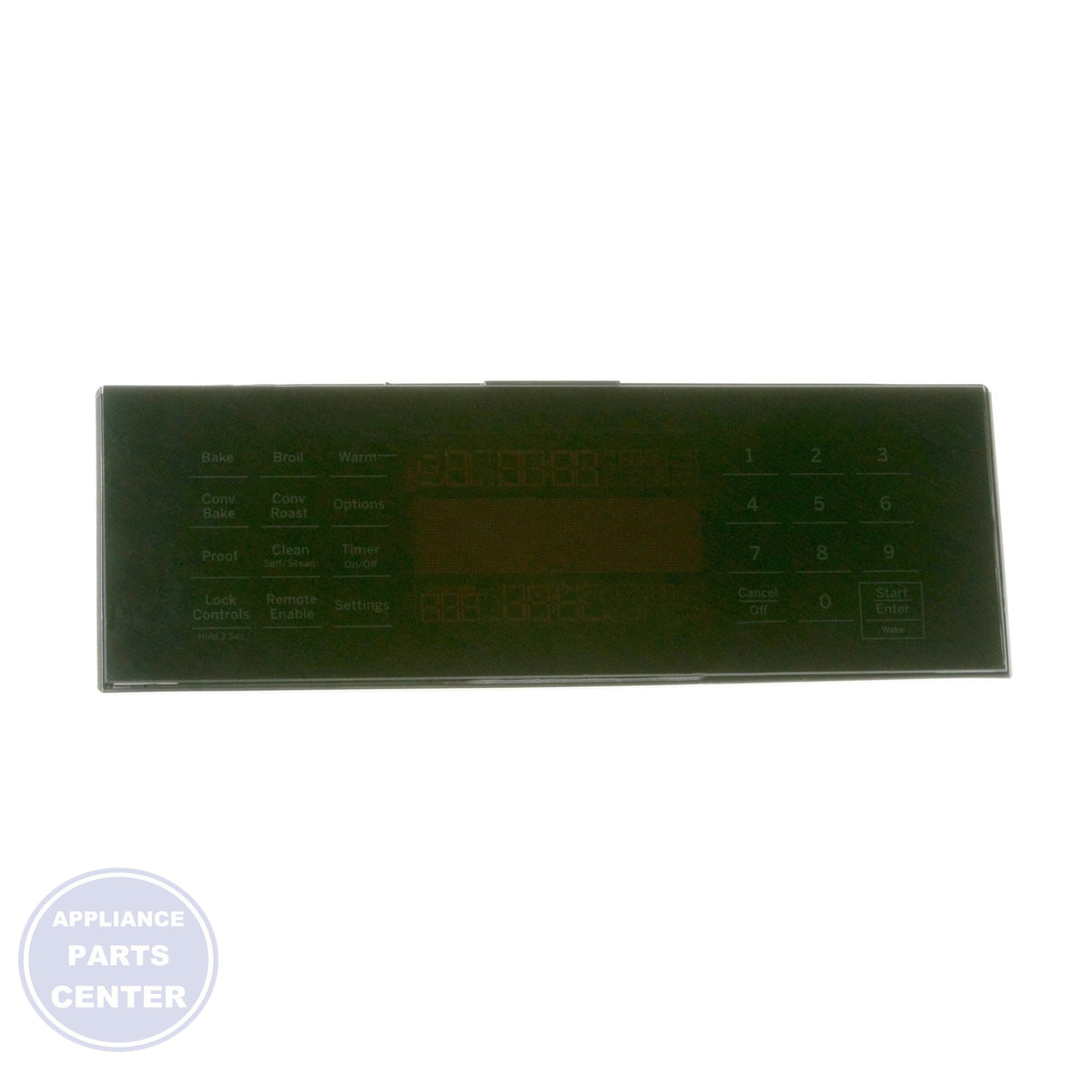 GEH GLASS & TOUCH BOARD ASM WB56X28190 - Main view showing touch control features for specific models