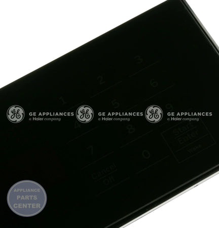 GEH GLASS & TOUCH BOARD ASM WB56X28190 - Installation in specific GEH model showing mounting points