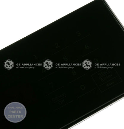 GEH GLASS & TOUCH BOARD ASM WB56X28190 - Installation in specific GEH model showing mounting points