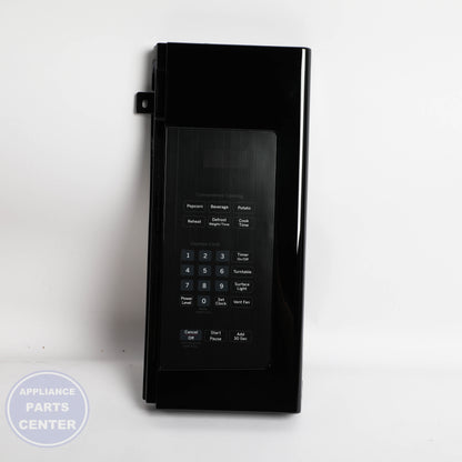 BLACK CONTOLR PANEL WHITE LED WB56X29975 - Side view with specific measurements