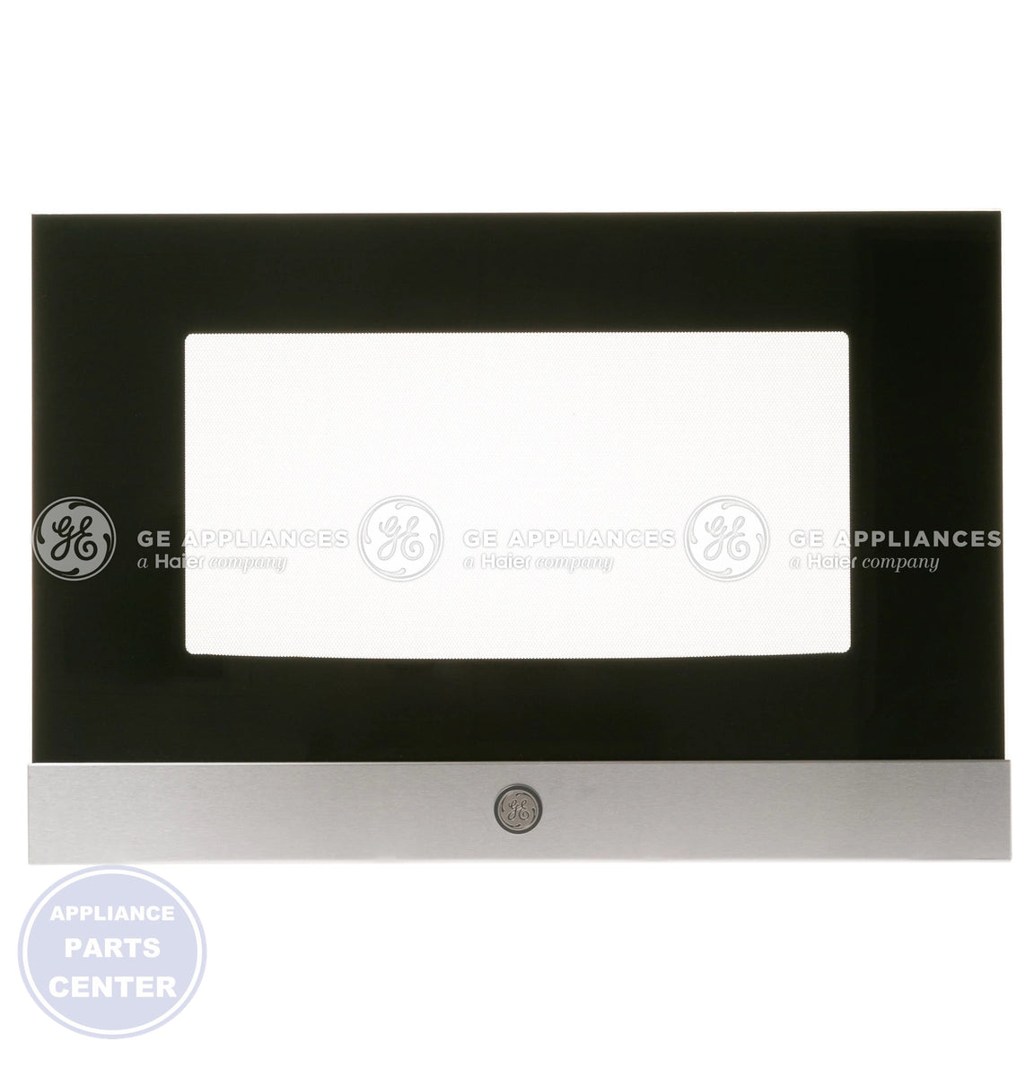 GEH GLASS OVEN DOOR ASM WB56X30064 - Main view showing clear glass for GEH models