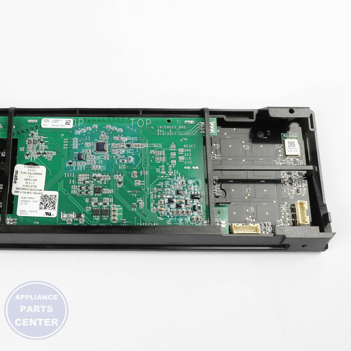 GEH GLASS AND TOUCH BOARD ASM WB56X32506 - Main view showing circuit board for specific models