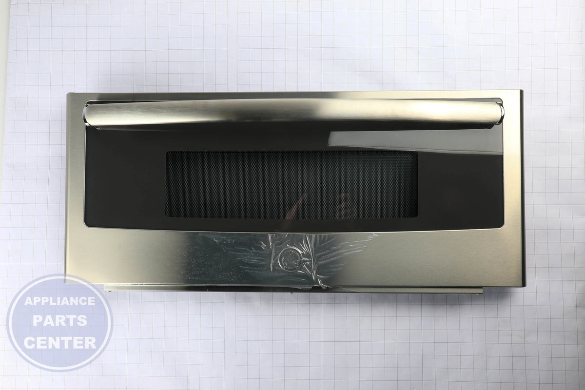 GEH STAINLESS STEEL DOOR WB56X32677 - Installation in GEH models showing easy mounting points