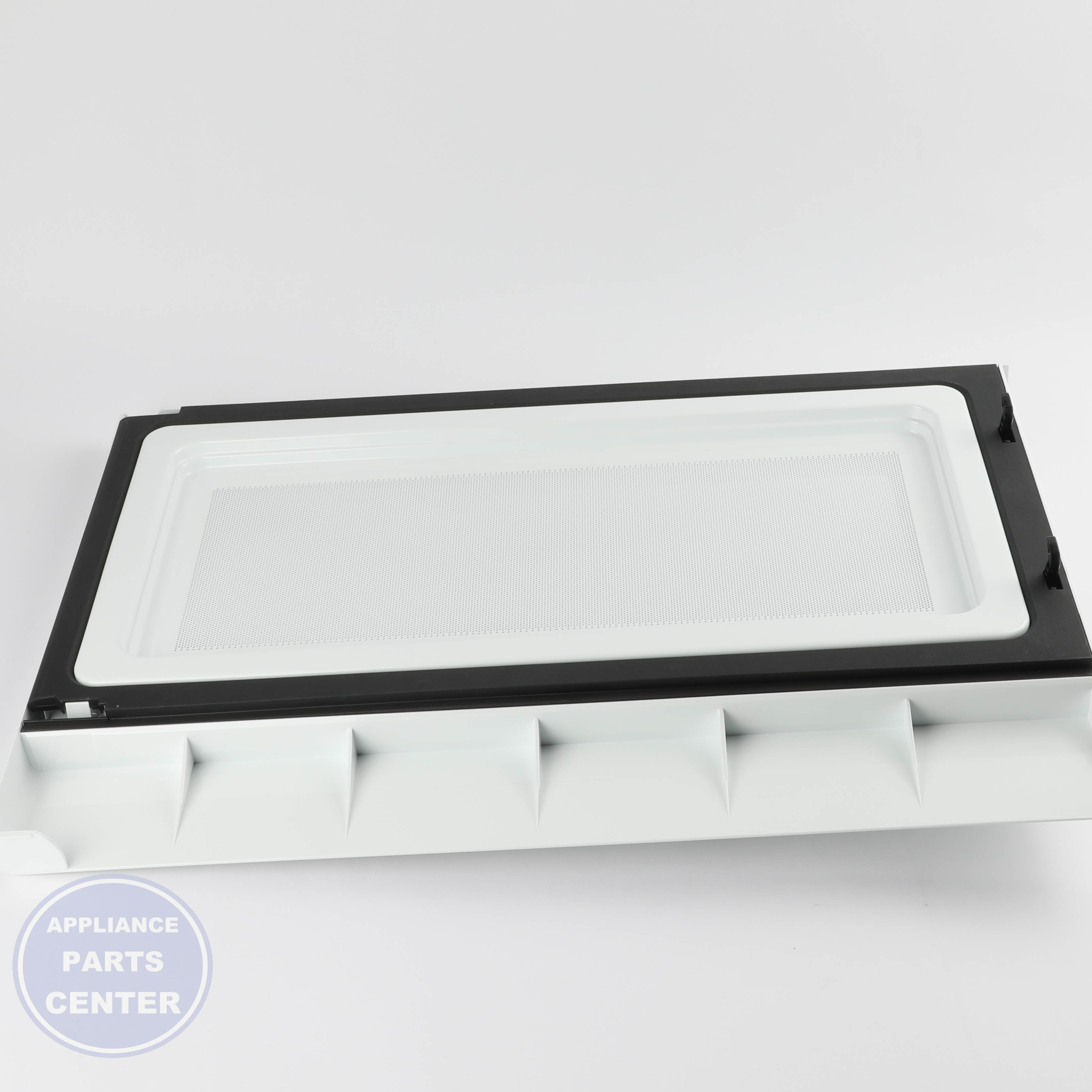 GEH WHITE DOOR WB56X32791 - Installation in GEH model showcasing key mounting points
