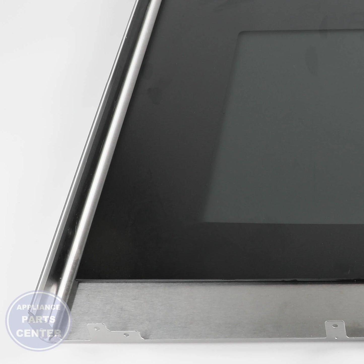 GEH GLASS AND PANEL DOOR ASM WB56X37991 - Installation in GEH model showing key mounting points