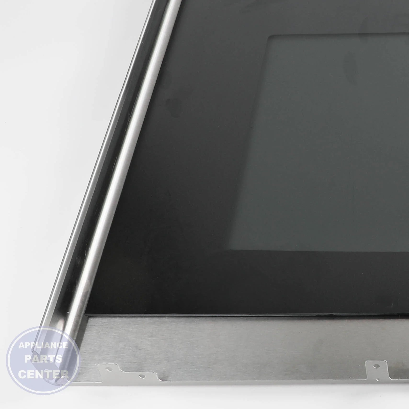 GEH GLASS AND PANEL DOOR ASM WB56X37991 - Installation in GEH model showing key mounting points