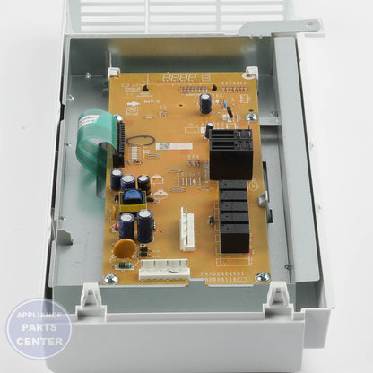 GEH WHITE CONTROL PANEL WB56X38146 - Installation in specific model showing mounting points