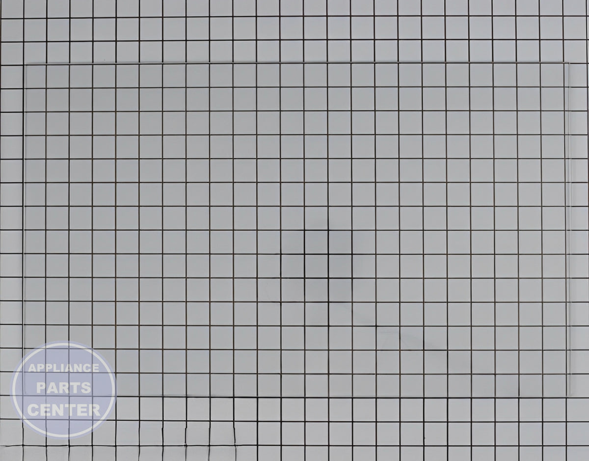 GE Inner Door Glass WB57K5230 - Main view showing heat-resistant glass for GE and Kenmore models