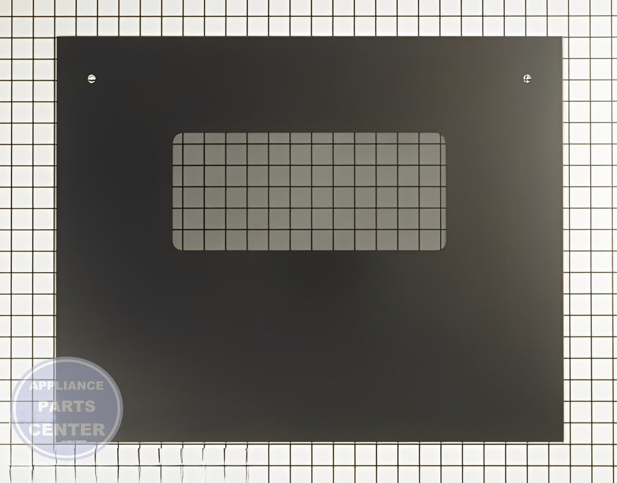 Outer Door Glass WB57K5256 - Detailed view of high-temperature resistant glass