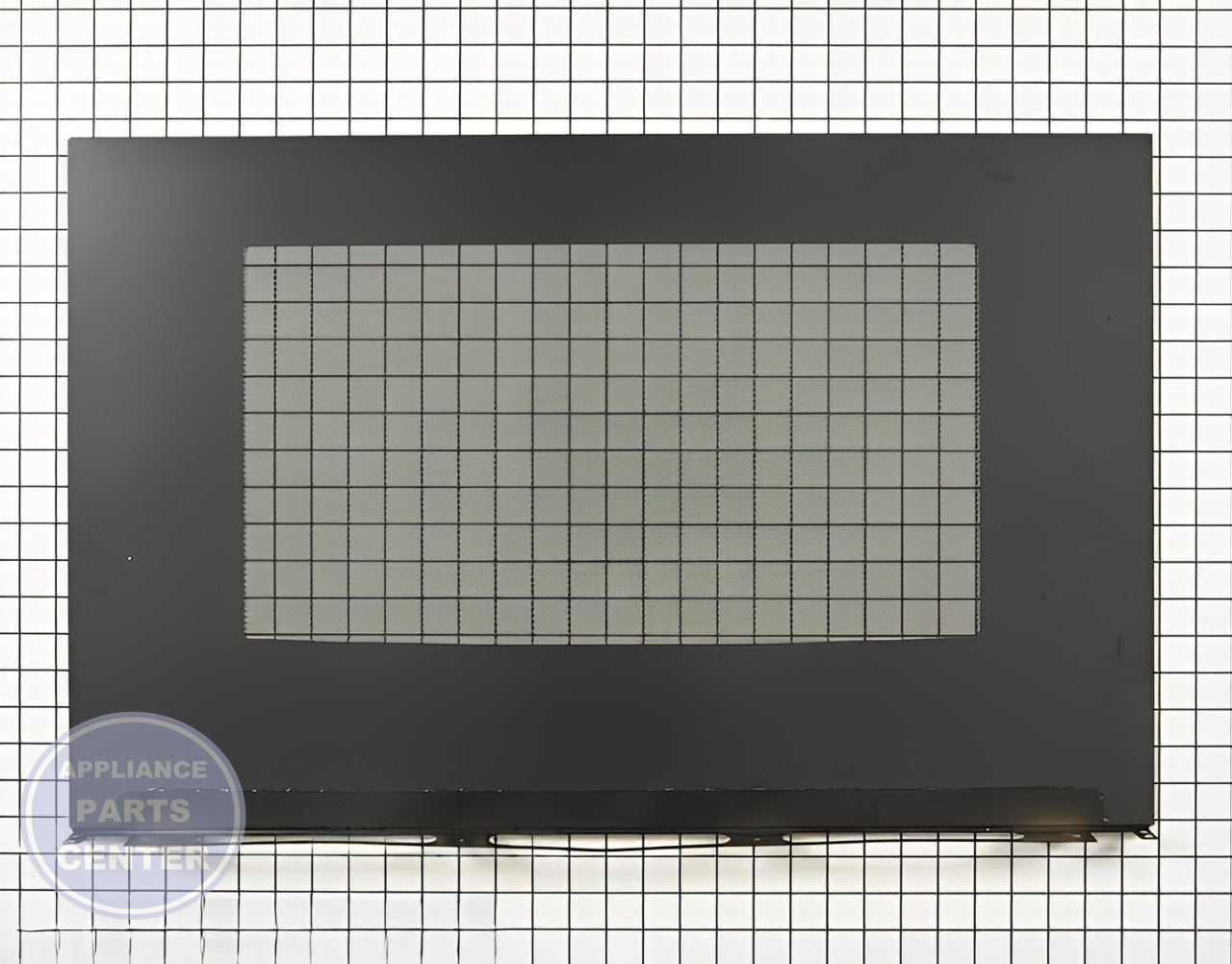 Outer Door Glass WB57X21391 - Detailed view of high-temperature resistant glass
