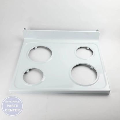 GEH RANGETOP MECH ASM WH WB62T10614 - Installation in specific model showing key mounting points