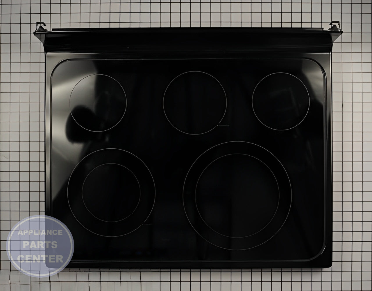 GE Glass Main Top WB62X20851 - Main view showing durable glass for XL44 and Profile series