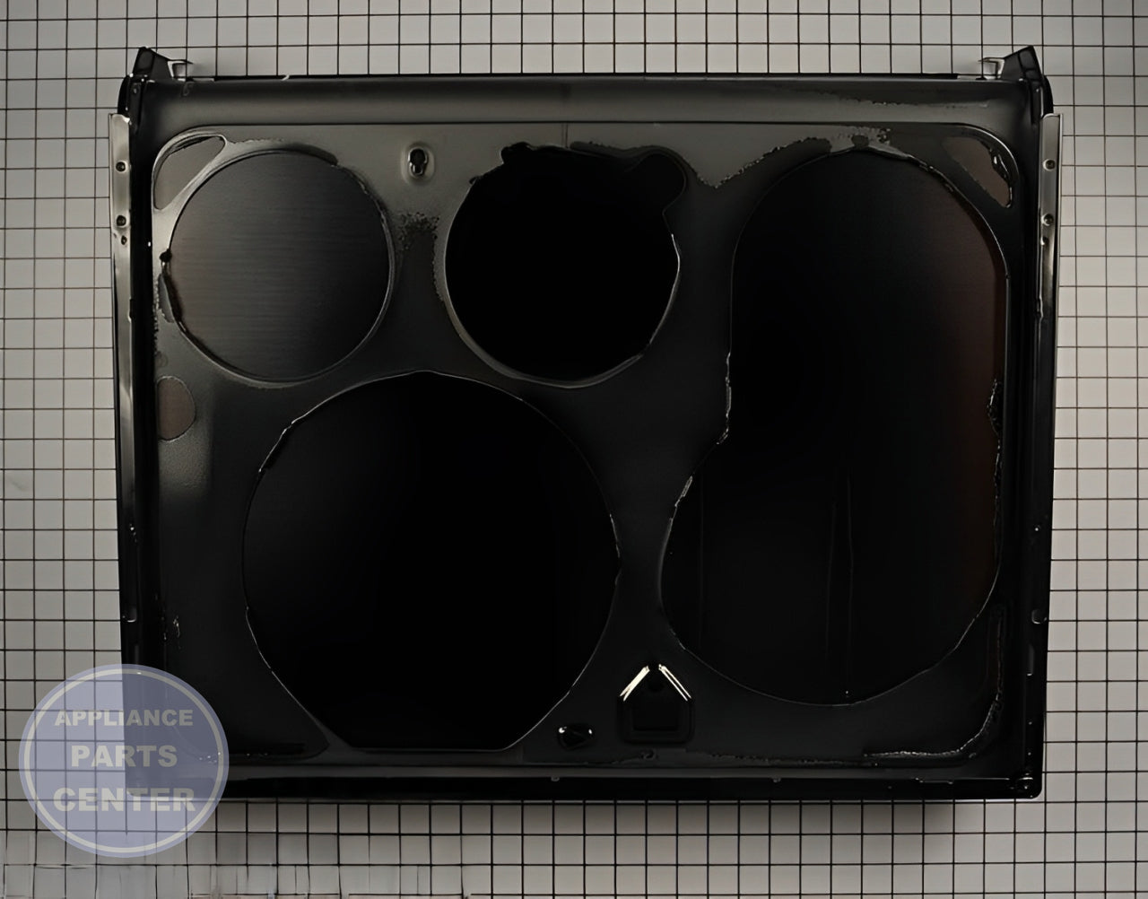 Glass Main Top WB62X20851 - Detailed view of 50 lbs weight support