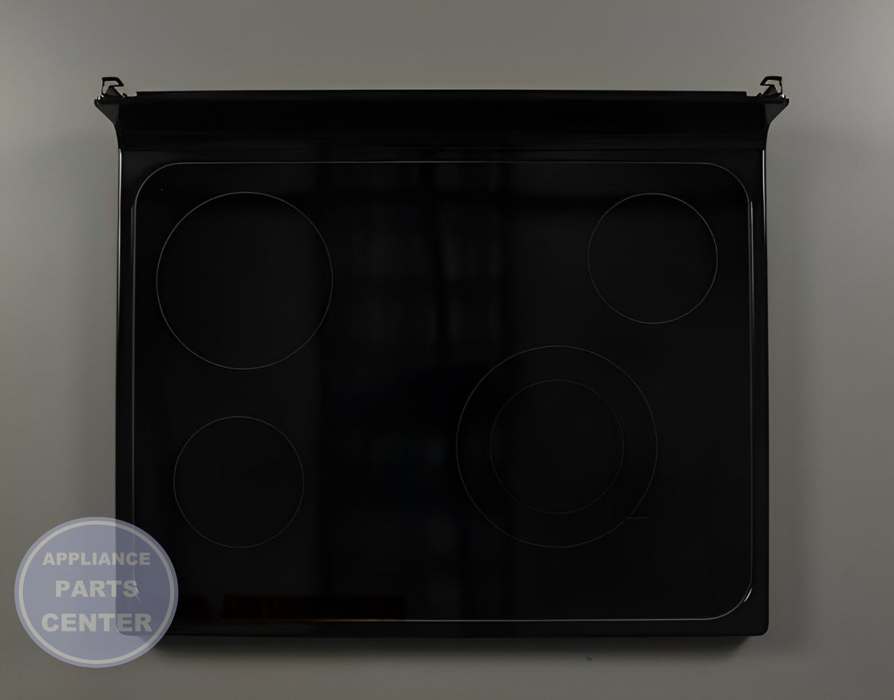 GEH RANGETOP GLASS - BLACK WB62X20903 - Main view showing durable glass for GEH models