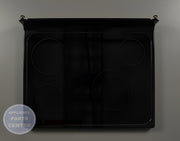 GEH RANGETOP GLASS - BLACK WB62X20903 - Main view showing durable glass for GEH models