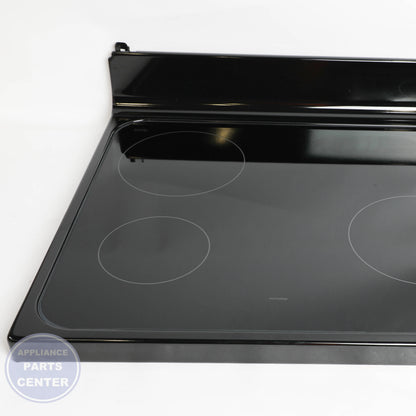 RANGETOP GLASS ASM (BK) WB62X20907 - Detailed view of premium glass material for enhanced durability