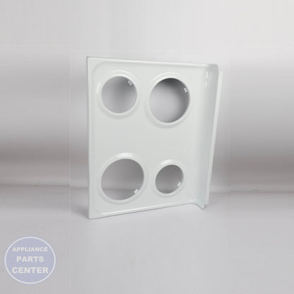 RANGE  TOP WB62X21353 - Side view with precise measurements