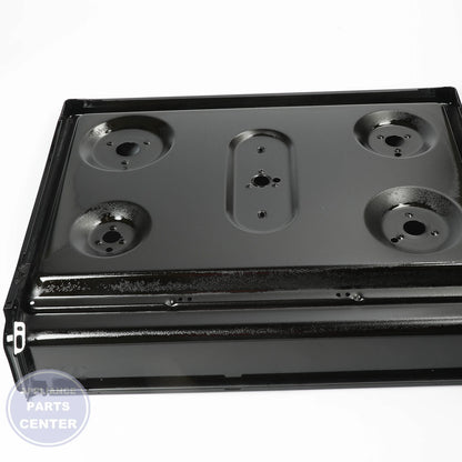 GEH RANGETOP AND BRKT ASM WB62X24778 - Installation in specific model showing key mounting points