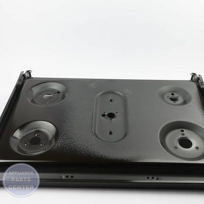 GEH RANGE TOP AND BRACKET ASSEMBLY WB62X24822 - Main view showing sturdy support for GEH models