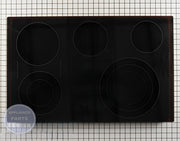 GE Glass Main Top WB62X25968 - Main view showing sleek design for GE models