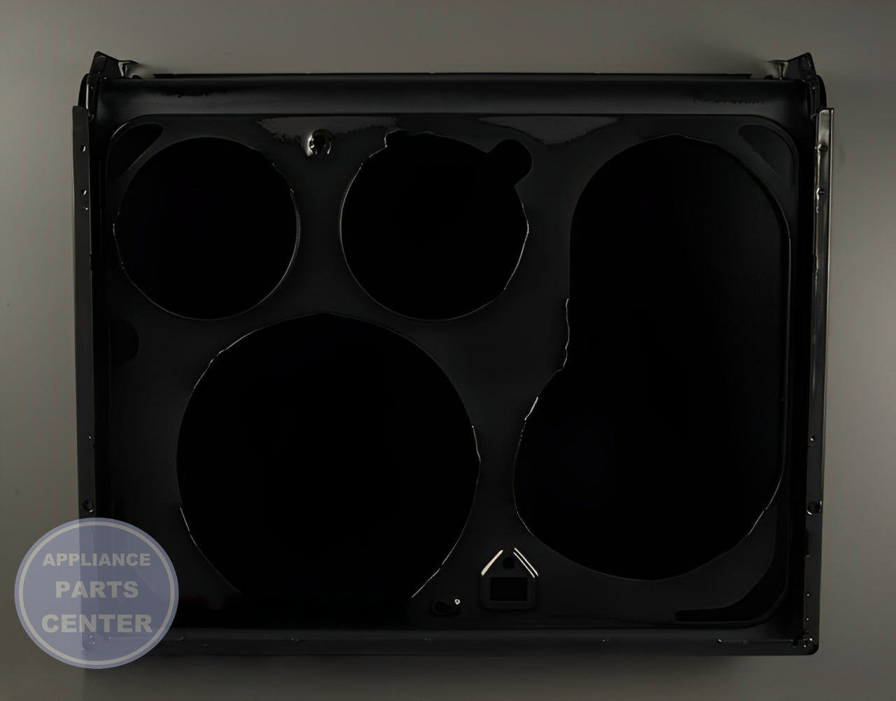 RANGETOP GLASS ASM (GY) WB62X25972 - Detailed view of efficient temperature control