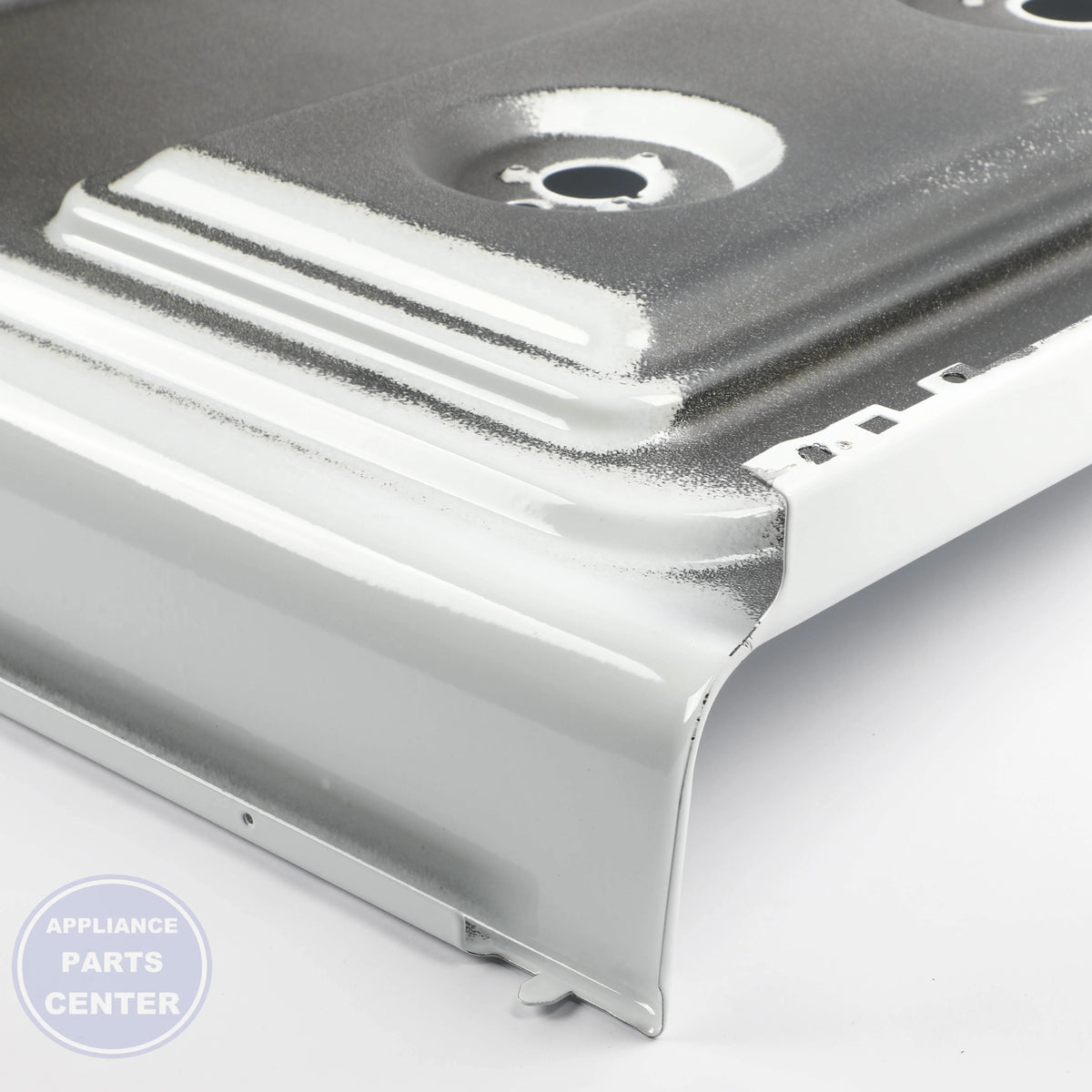 GEH WHITE RANGE TOP WB62X31580 - Installation in Profile series showing key mounting points