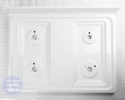 GEH WHITE RANGE TOP WB62X31580 - Installation in Profile series showing key mounting points