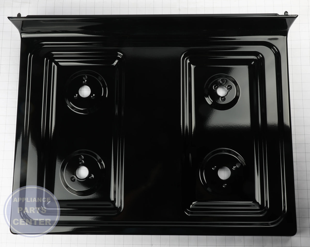 GEH BLACK RANGE TOP WB62X31581 - Installation in GEH model showing key mounting points
