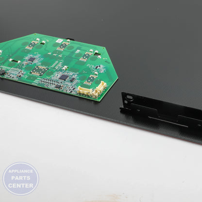 MAINTOP GLASS ASM 30 - Side view with precise measurements