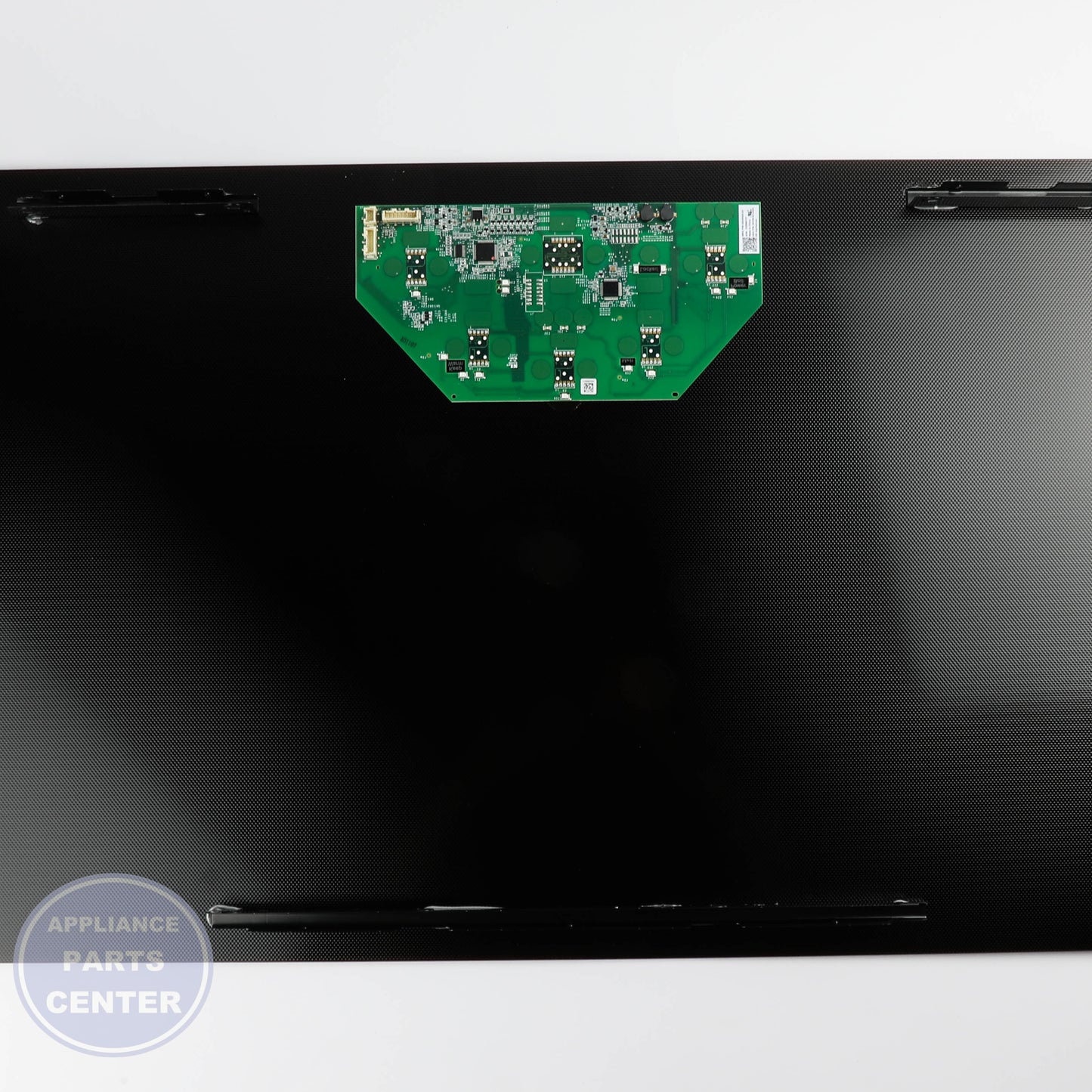 MAINTOP GLASS ASM 36 (WB62X38588) - Side view with precise measurements