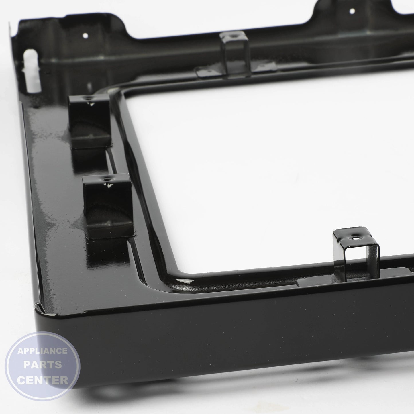 OVEN DOOR LINER ASM WB63X32569 - Side view with precise measurements