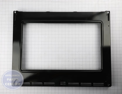GEH OVEN DOOR LINER ASM WB63X32569 - Installation in GEH Range model showing key mounting points