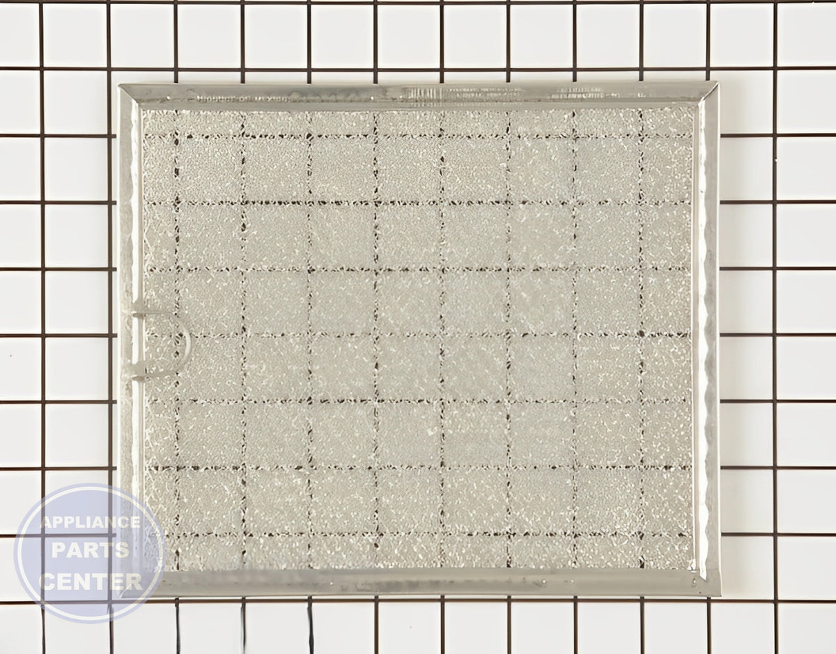GE Grease Filter WB6X486 - Main view showing effective grease trapping for GE, Kenmore, Hotpoint, RCA Microwaves