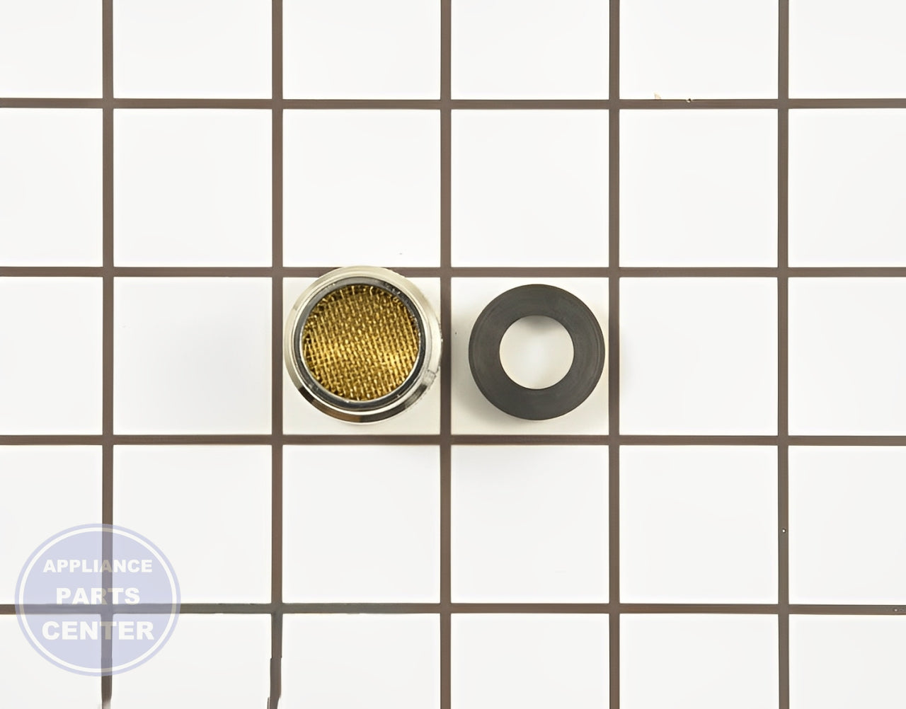 GE DISHWASHER FAUCET ADAPTER WD01X10383 - Side view with precise specifications