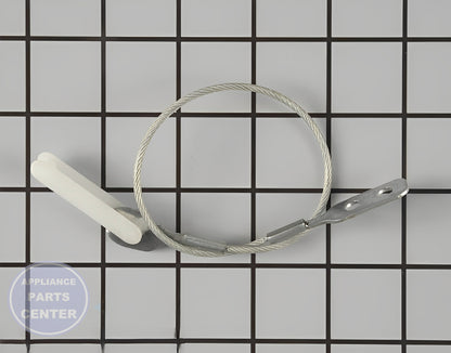 GE DISHWASHER CABLE ASSEMBLY WD01X10393 - Main view showing hinge support for specific models