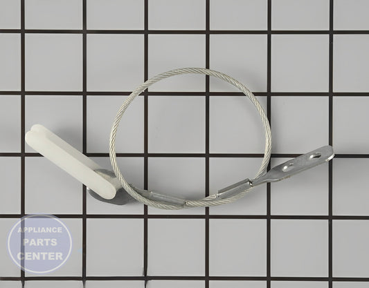 GE DISHWASHER CABLE ASSEMBLY WD01X10393 - Main view showing hinge support for specific models
