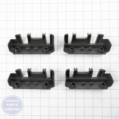 RACK CARRIER AND ROLLER KIT WD01X35298 - Side view with durable components and measurements
