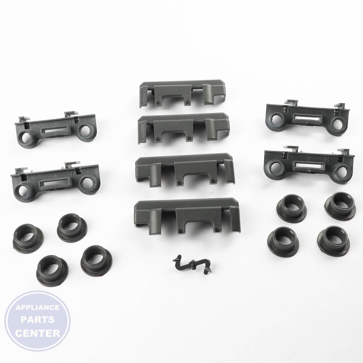 GEH RACK CARRIER AND ROLLER KIT WD01X35298 - Main view showing smooth rack operation for GEH models
