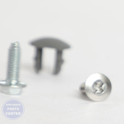 GEH COUNTERTOP SCREWS AND PLUG BUTTONS WD02X33379 - Installation in GEH-2000 series showing mounting points
