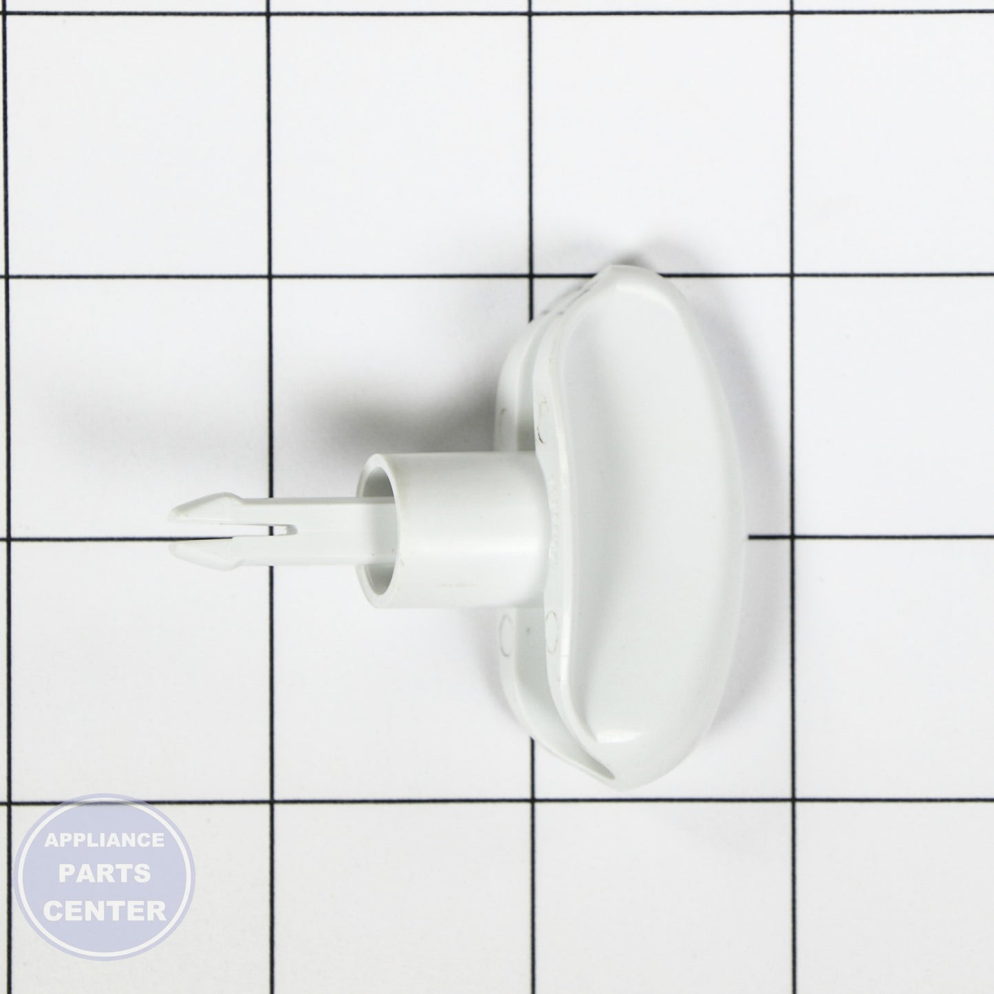GEH KNOB TIMER WHITE WD09X10025 - Installation in specific model showing easy mounting points