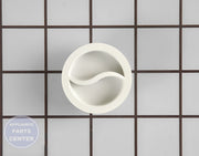 GE DISHWASHER DISPENSER CAP WD12X10122 - Main view showing secure fit for GE dishwasher models
