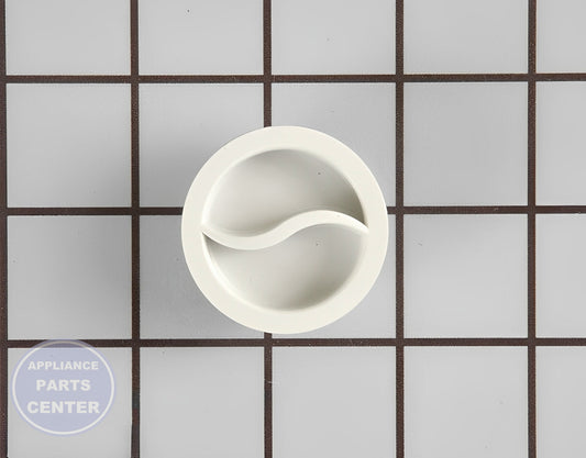 GE DISHWASHER DISPENSER CAP WD12X10122 - Main view showing secure fit for GE dishwasher models