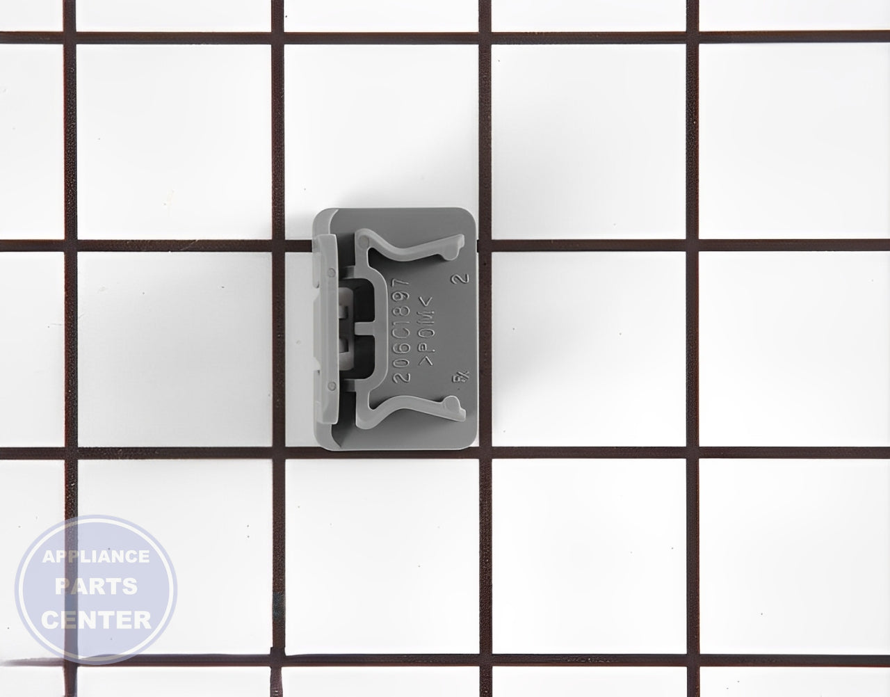 GE Dishwasher Slide Rail Endcap WD12X10184 - Main view showing stable support for specific models