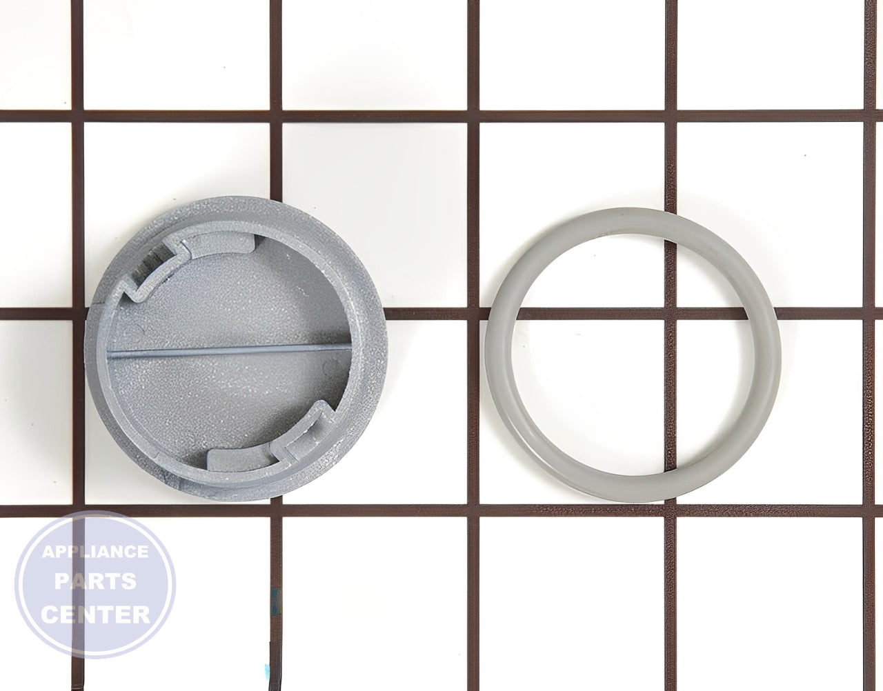 GE Rinse Aid Dispenser Cap WD12X10206 - Main view showing secure fit for various dishwasher models