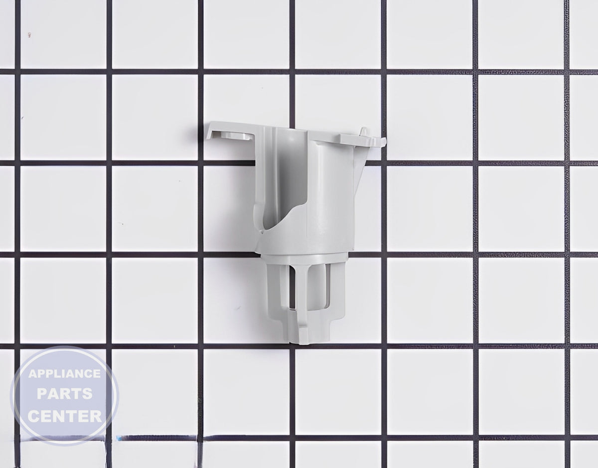 Center Wash Arm Support WD12X10352 - Detailed view of sturdy construction with precise measurements