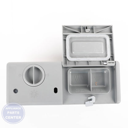 GEH DETERGENT DISPENSER WD12X23625 - Installation in GEH model showing easy mounting points