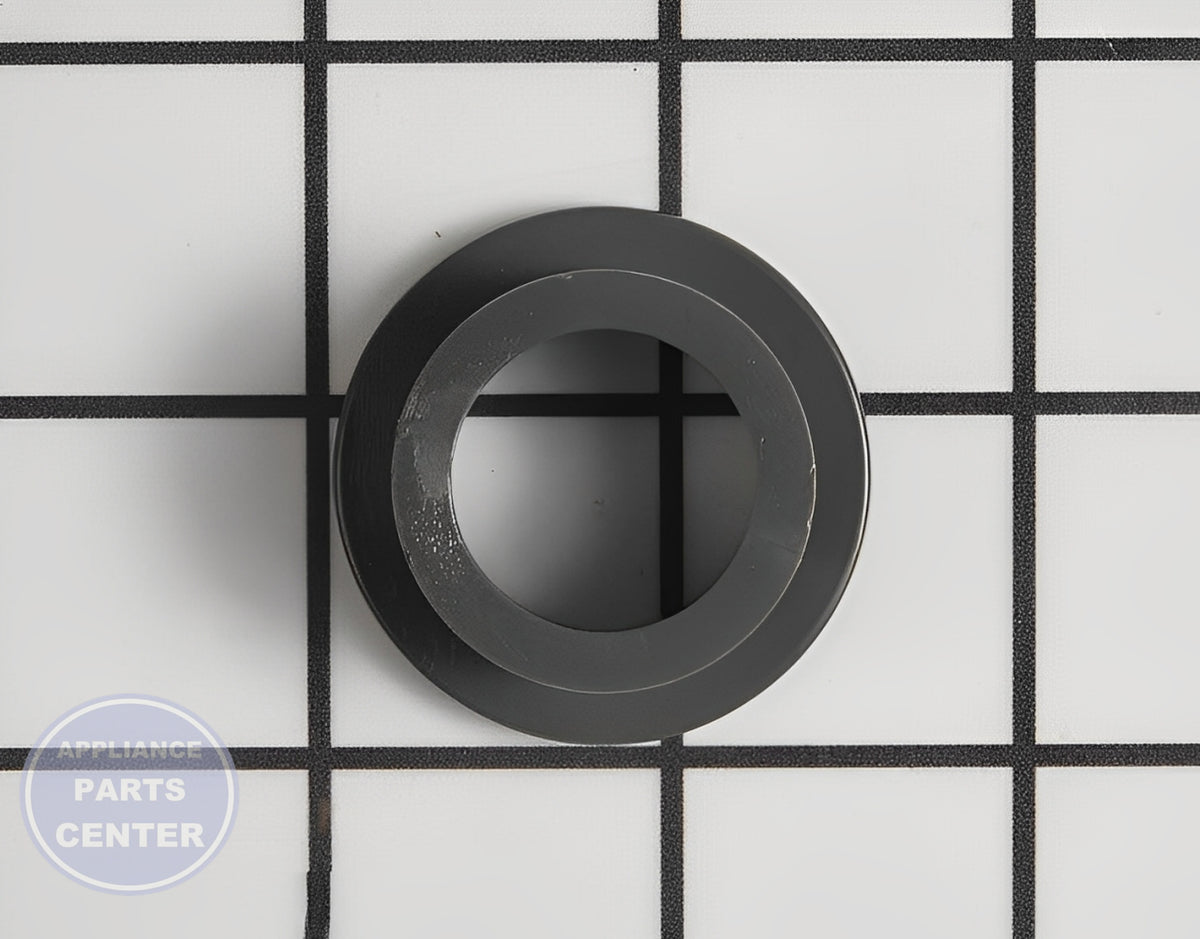 GE DISHWASHER LOWER RACK ROLLER WD12X26146 - Side view with precise measurements for perfect fit