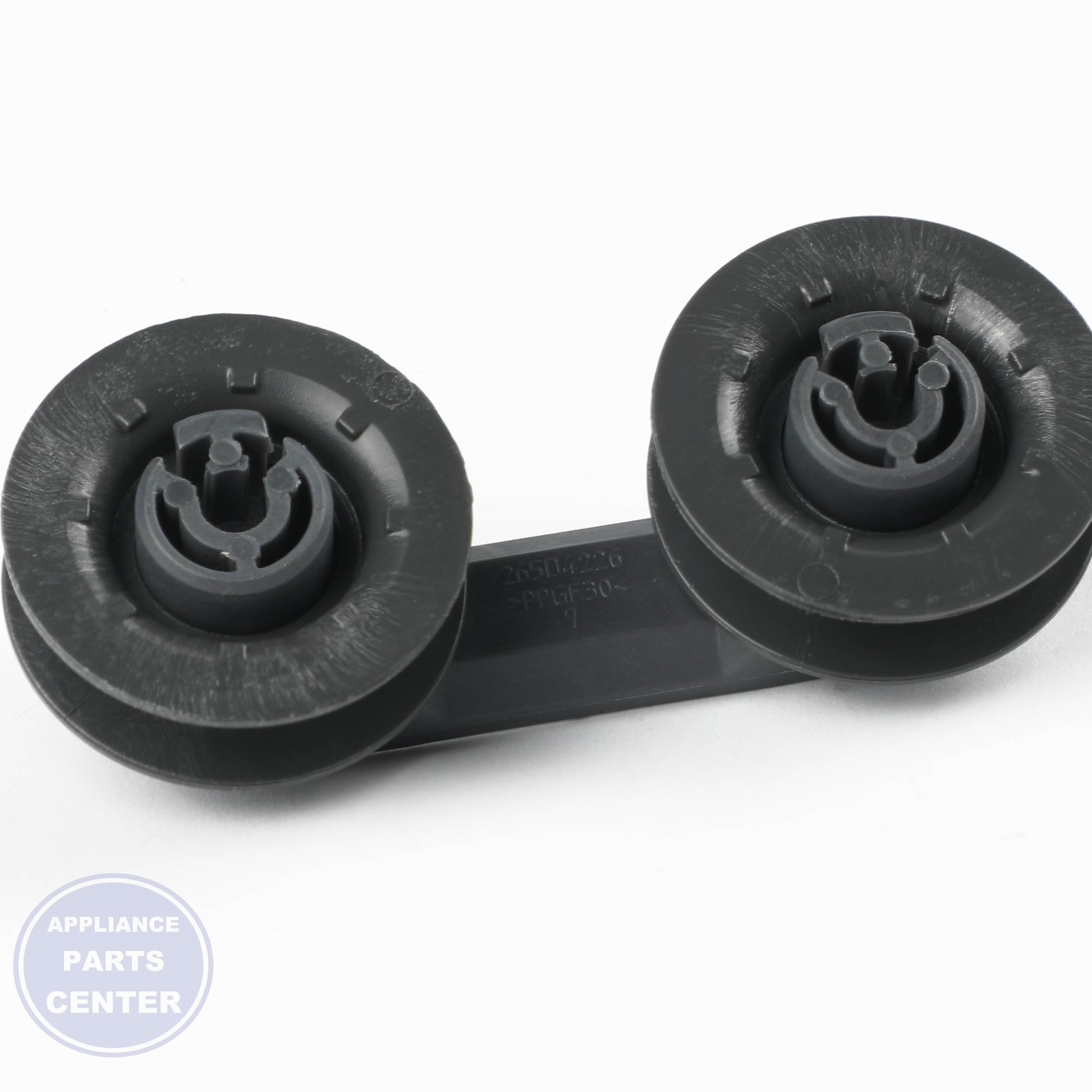 GEH UPPER RACK ROLLER AND STUD ASSEMBLY WD12X27743 - Installation in GEH model showing key mounting points