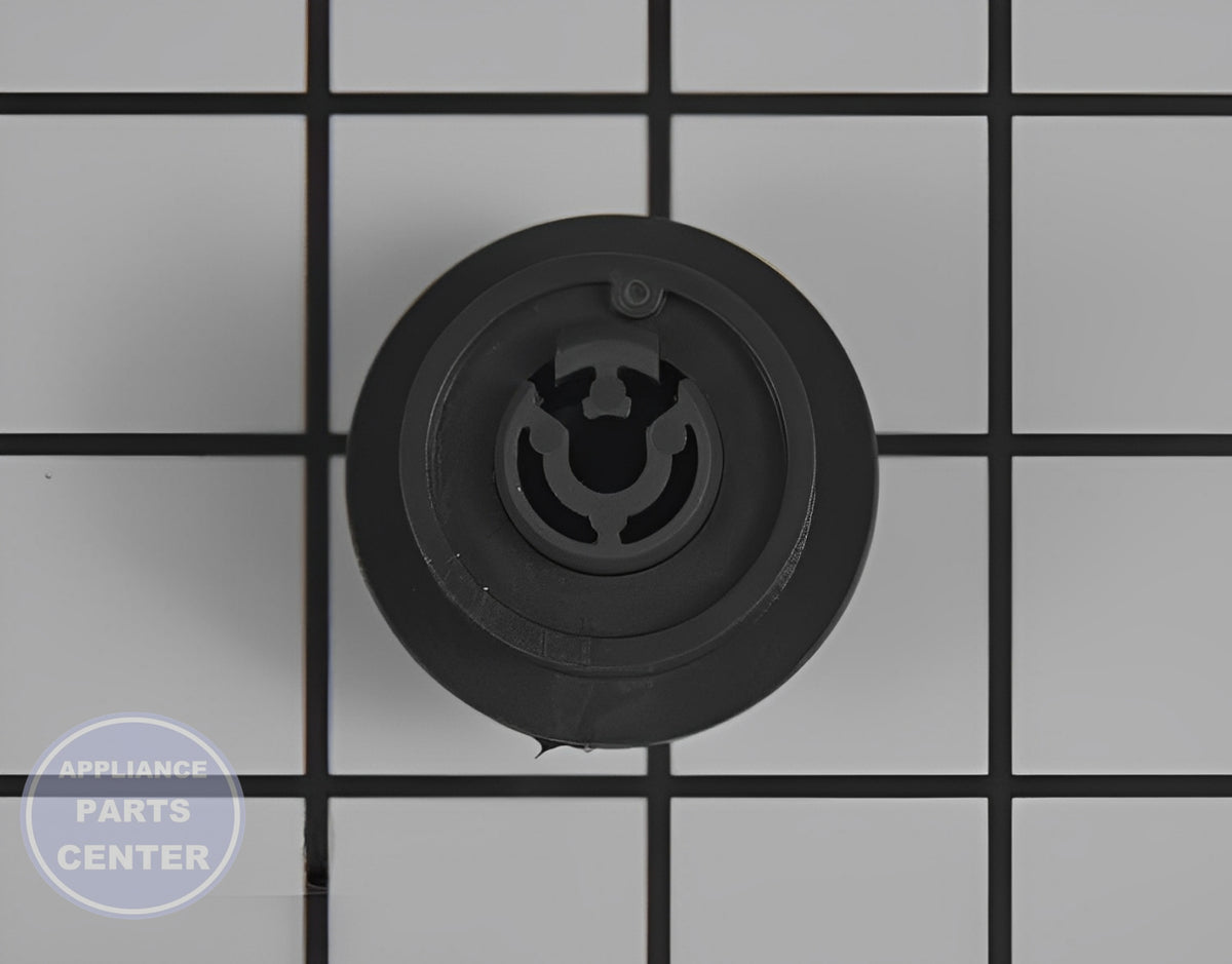 GE DISHWASHER LOWER RACK ROLLER AND STUD ASSEMBLY WD12X27747 - Main view showing sturdy construction for GE dishwasher models